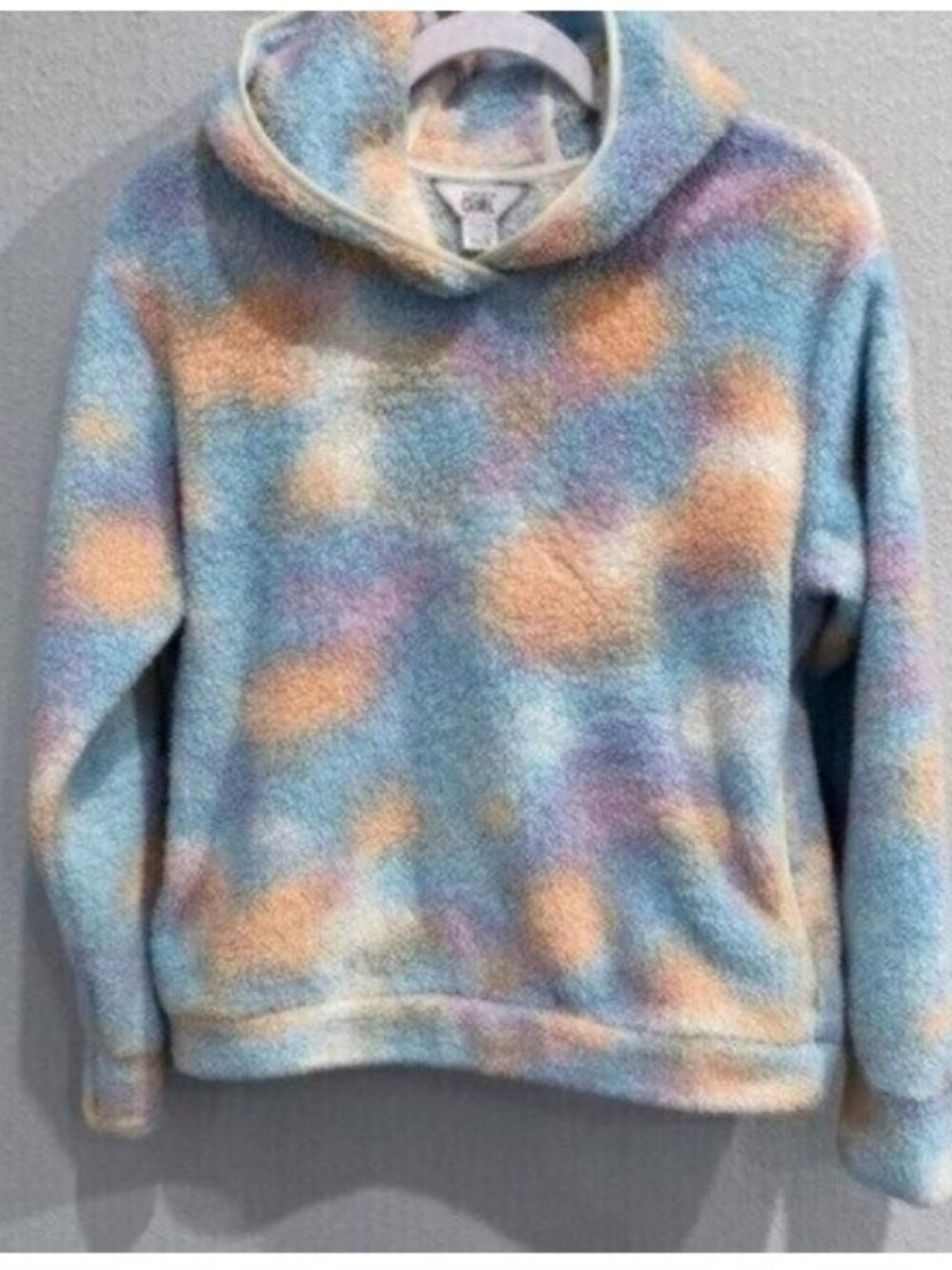 Athleta Girl Sherpa Athleisure So Snug Colorful Hooded Cozy Hooded Sweater